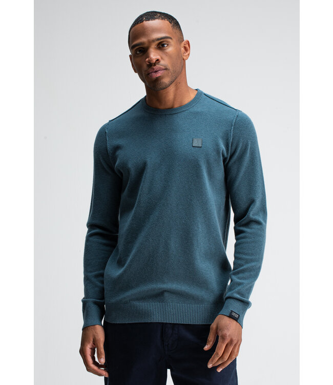 Butcher of Blue Clifden crew sweater schmutz blau