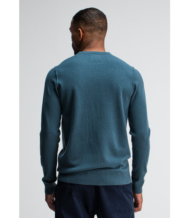 Butcher of Blue Clifden crew sweater schmutz blau