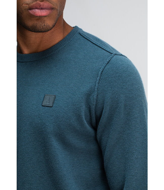 Butcher of Blue Clifden crew sweater schmutz blau