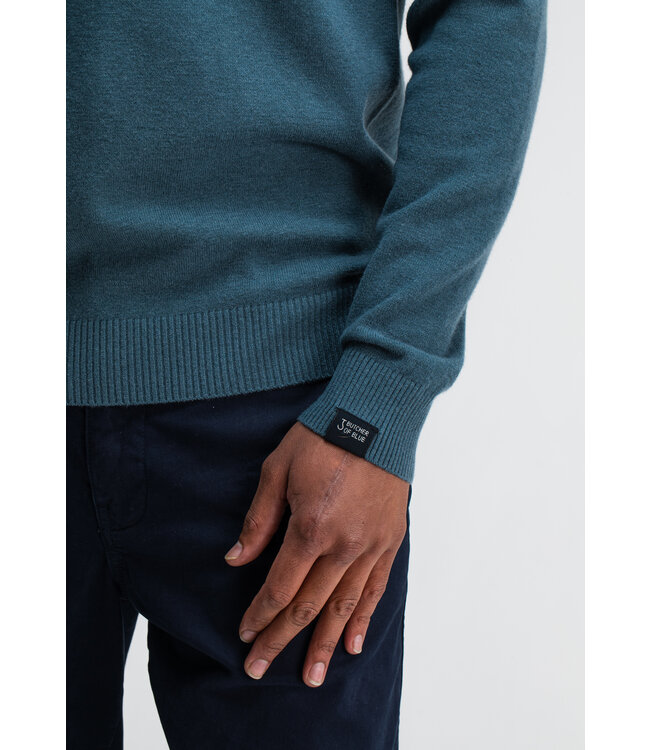 Butcher of Blue Clifden crew sweater schmutz blau