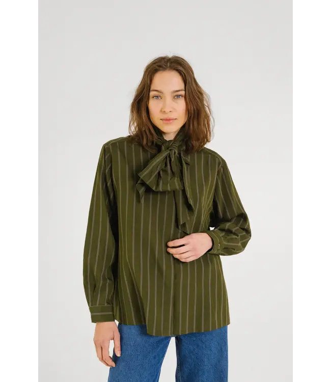 Sacrecoeur Collection Gena Blouse Forest