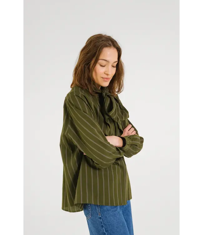 Sacrecoeur Collection Gena Blouse Forest