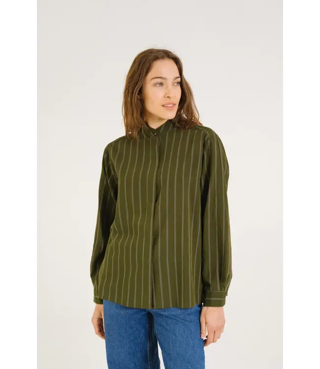 Sacrecoeur Collection Gena Blouse Forest