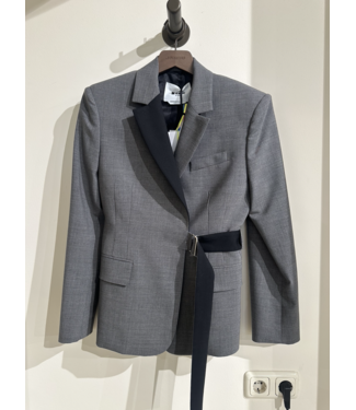 MSGM Giacca Blazer Grey Melange