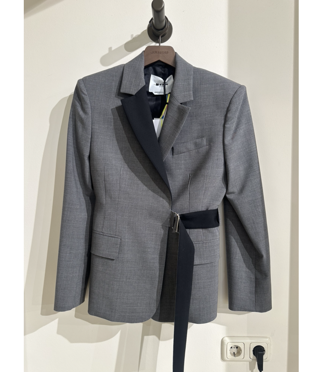 MSGM Giacca Blazer Grey Melange