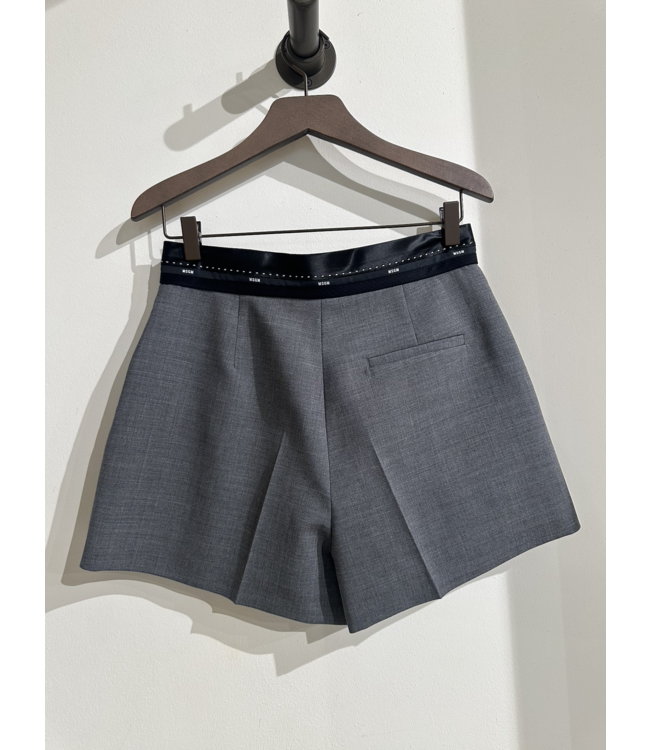 MSGM Bermuda Short Grey Melange