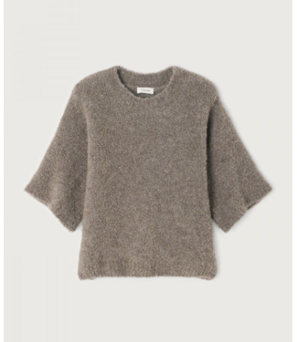 American Vintage Zolly ss taupe chine pull