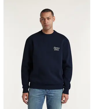 Denham Arch Sweat navy blazer