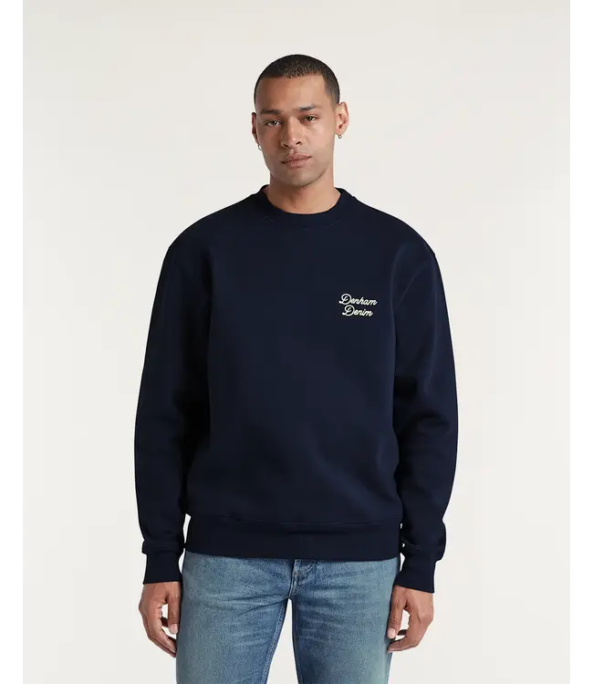 Denham Arch Sweat navy blazer