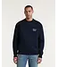 Denham Arch Sweat navy blazer