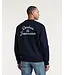 Denham Arch Sweat navy blazer
