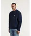 Denham Arch Sweat navy blazer