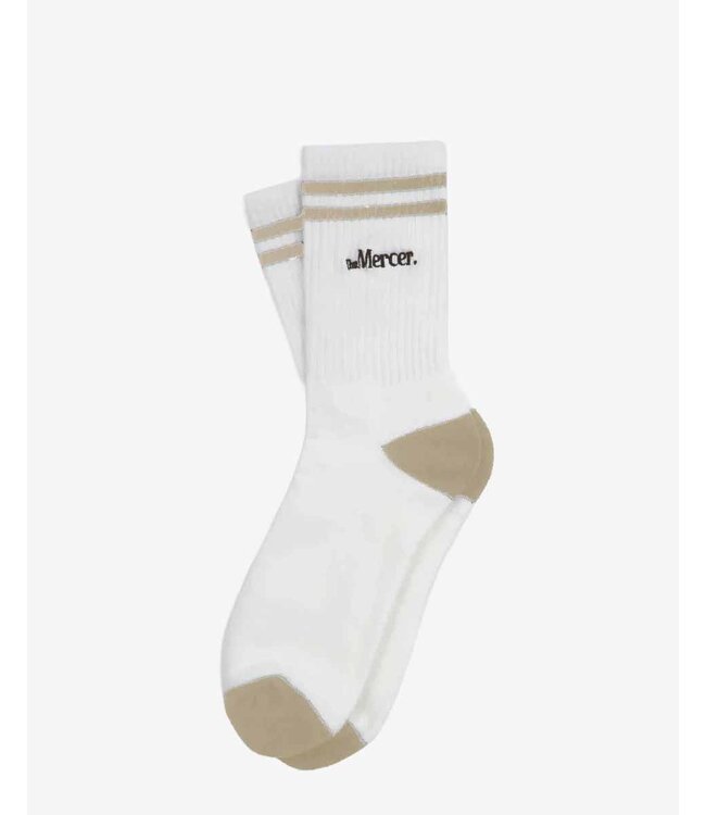 Mercer Amsterdam The Mercer Socks Stripe Beige