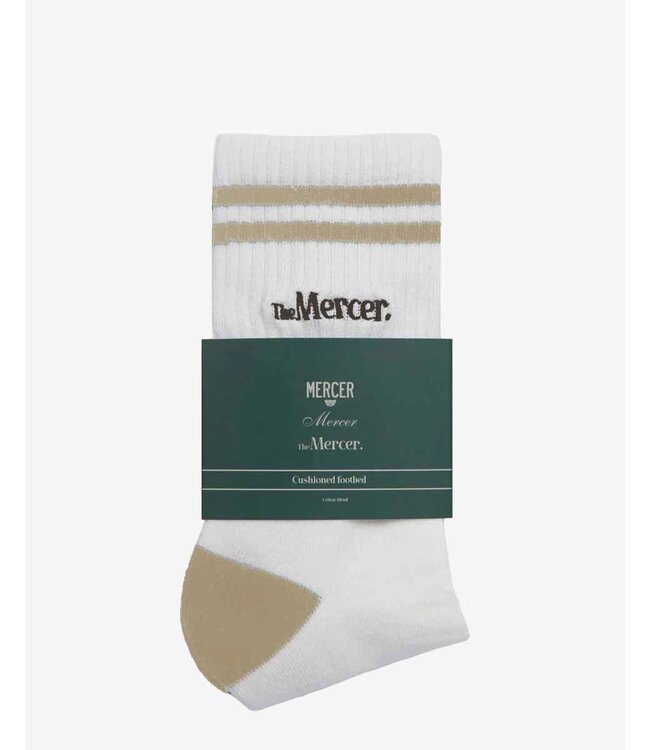 Mercer Amsterdam The Mercer Socks Stripe Beige