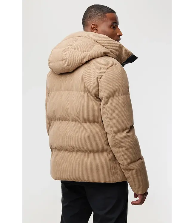 Genti Cross Jacket rib  beige 048