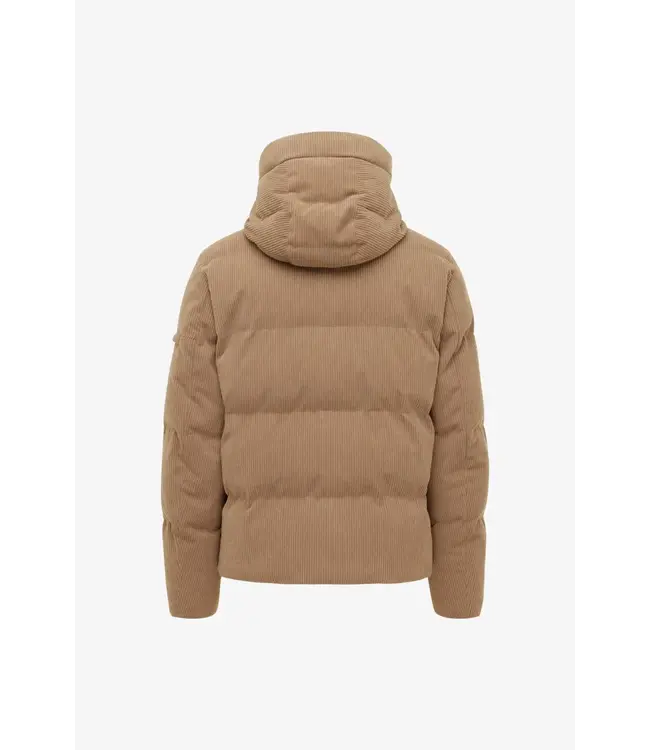 Genti Cross Jacket rib  beige 048