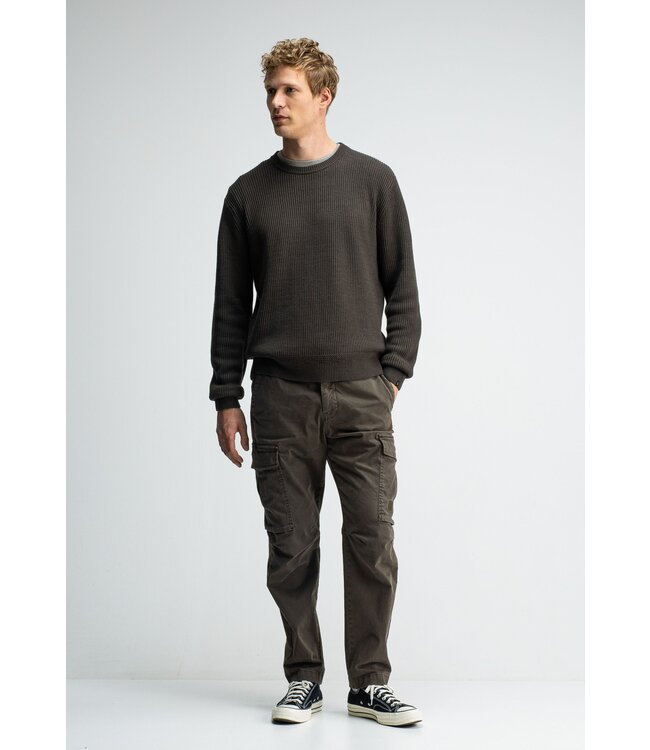 Butcher of Blue Galway crewneck mocha brown