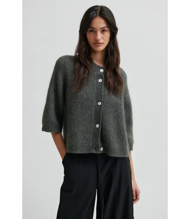 Second Female Andrea Knit Cardigan Beluga