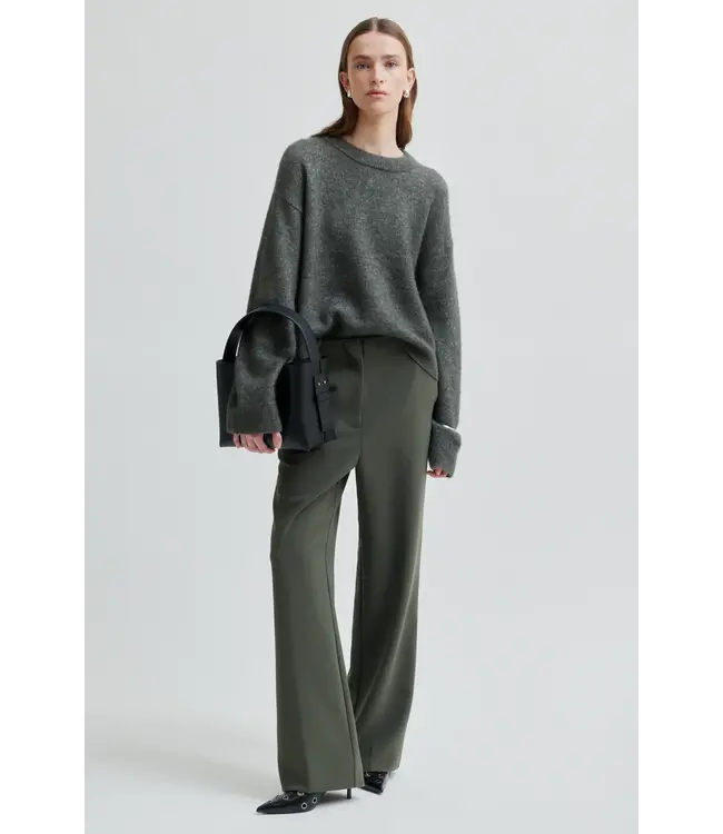 Second Female Fique Classic Trousers beluga green