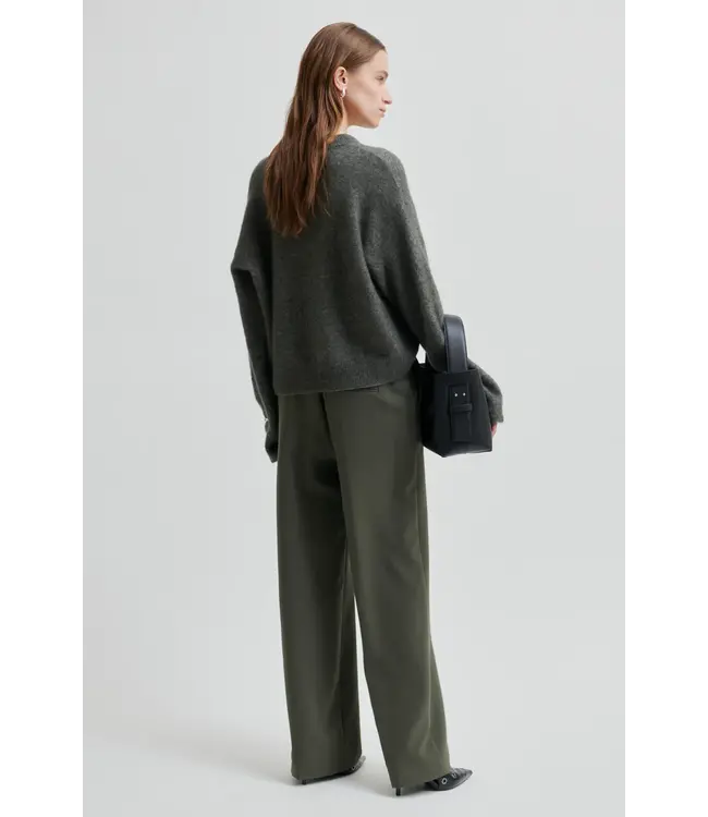 Second Female Fique Classic Trousers beluga green