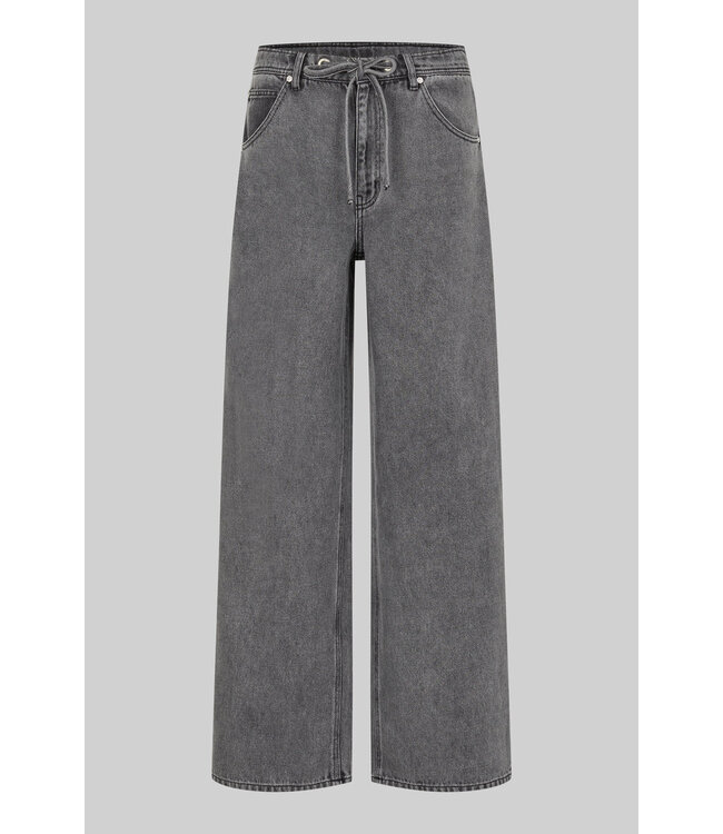 Second Female Irvin denim pants dark grey