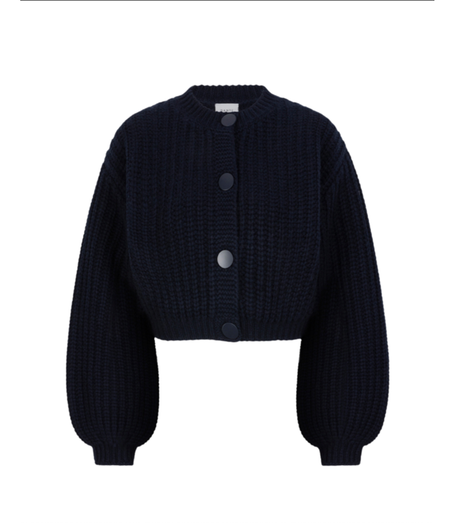 Dante 6 Zinnia Chunkey Wool Cardigan Blue