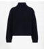 Dante 6 Adouna Button Wool Sweater Blue
