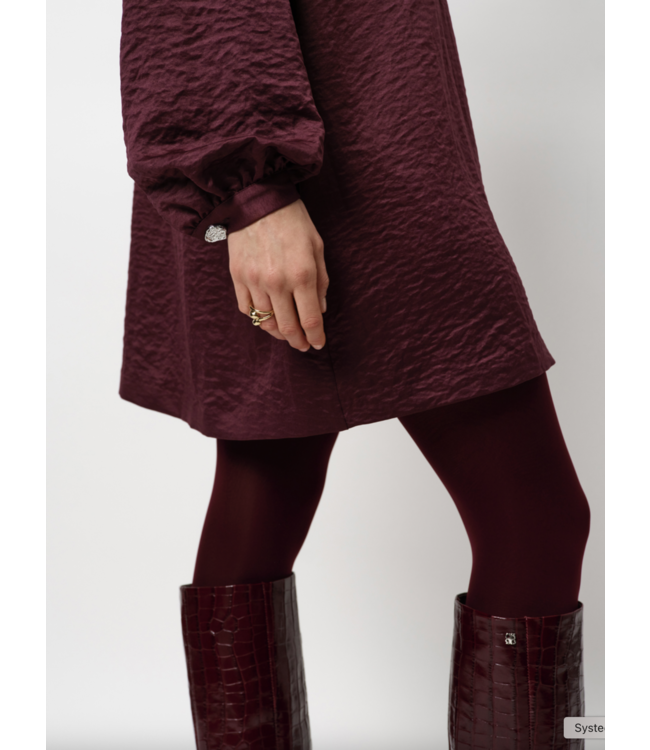 Dante 6 Leigh Bow Dress Bordeaux