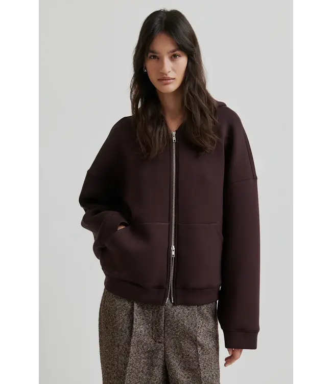 Second Female Norh Sweat Hoodie Chocolate Plum