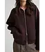 Second Female Norh Sweat Hoodie Chocolate Plum