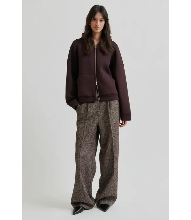 Second Female Norh Sweat Hoodie Chocolate Plum