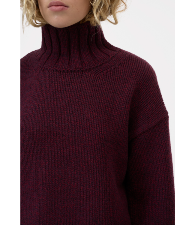 Closed Rolli Longsleeve 856 Dark Raisin Red