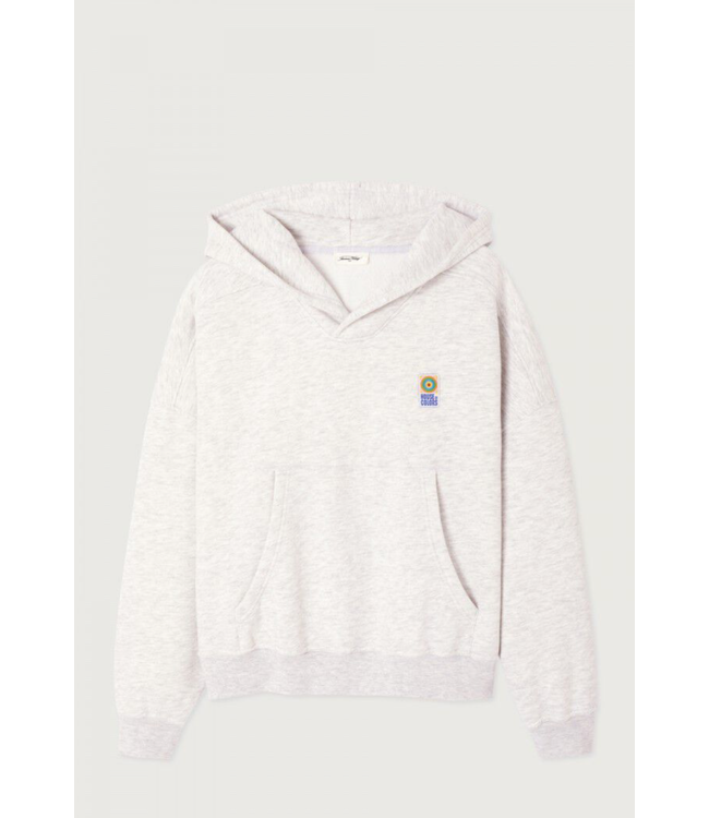 American Vintage Baptown Hoodie Gris Chine