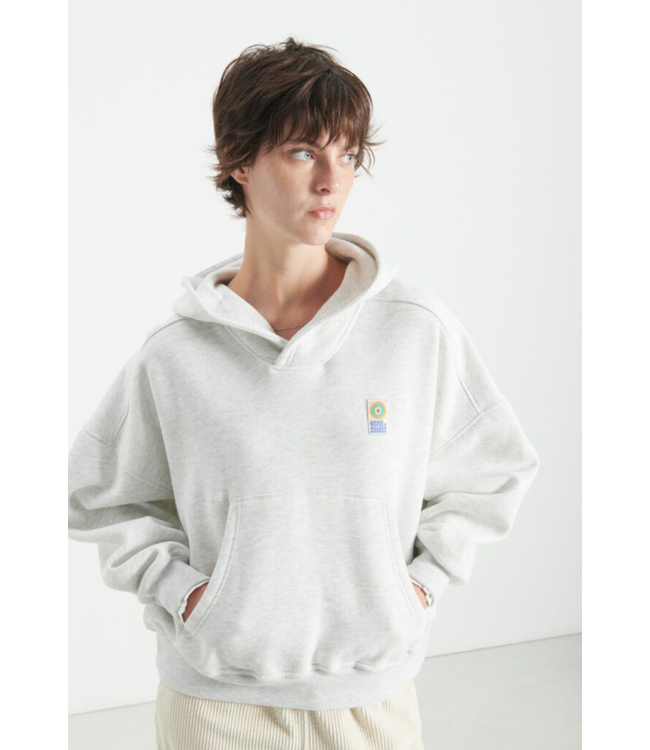 American Vintage Baptown Hoodie Gris Chine