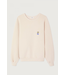 American Vintage Fiky Sweat Col Ecru
