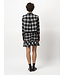 Dante 6 Eason check embellished shirt dark blue