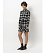Dante 6 Eason check embellished shirt dark blue