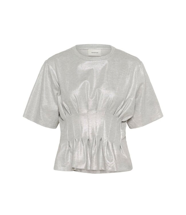 Gestuz Pamila T-shirt Silver Glitter