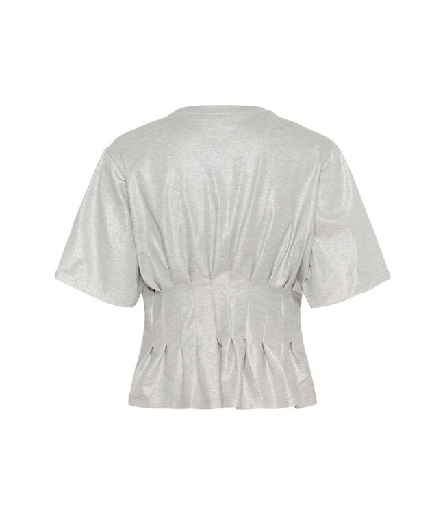 Gestuz Pamila T-shirt Silver Glitter