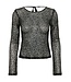 Gestuz Saina Top Black Glitter