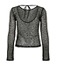 Gestuz Saina Top Black Glitter