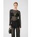 Gestuz Saina Top Black Glitter