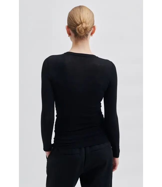 Second Female Matima O-Neck Tee Black