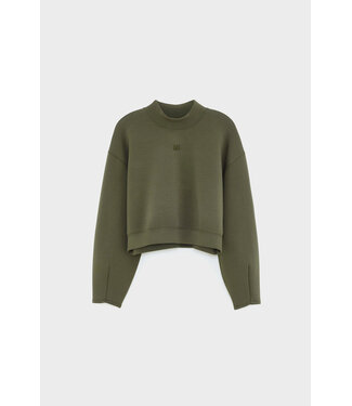 Bellerose Tashi Cropped Sweater Forest