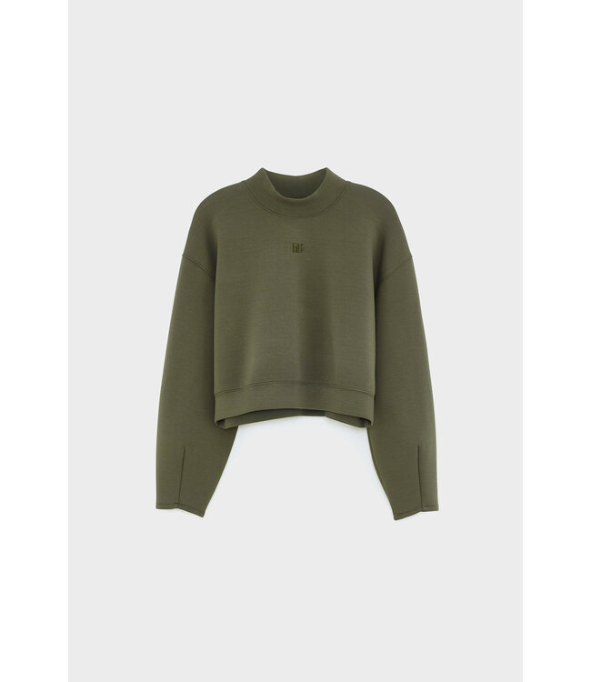 Bellerose Tashi Cropped Sweater Forest