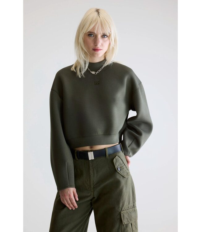 Bellerose Tashi Cropped Sweater Forest