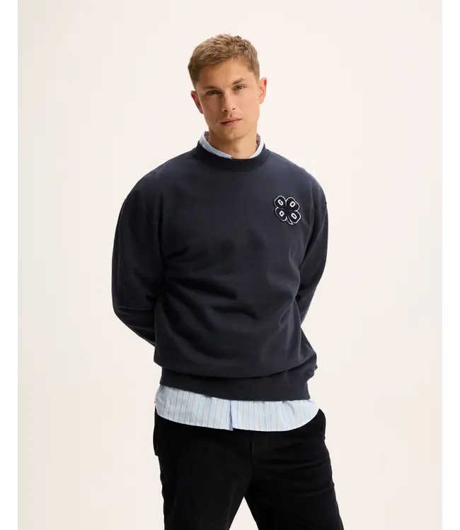 The GoodPeople Logan Sweater Navy