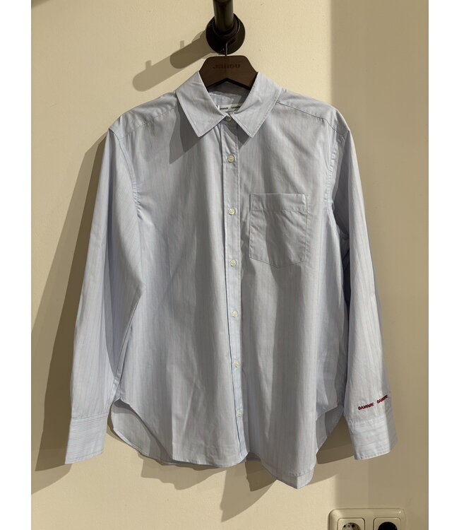 Samsøe Samsøe Salova Pocket Shirt Rugby Blue Str.