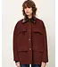 Sessùn Catskill Jacket Leather Collar Mahogany