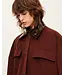 Sessùn Catskill Jacket Leather Collar Mahogany